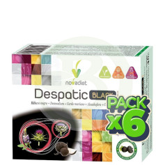 Pack de 6 capsules végétales Despatic Black 60 Nova Diet