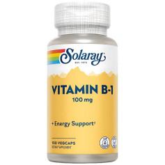 Solaray Vitamine B1 100 mg 100 gélules végétales