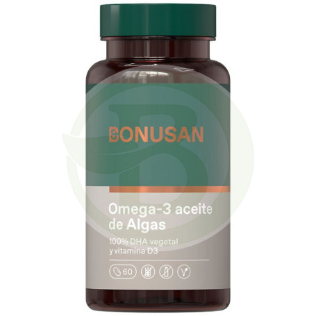 Huile d'algue Omega 3 60 capsules Bonusan Huile d'algue Omega 3 60 capsules Bonusan