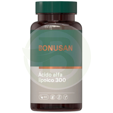 Ácido Alfa Lipoico 300Mg. 60 Cápsulas Bonusan Ácido Alfa Lipoico 300Mg. 60 Cápsulas Bonusan