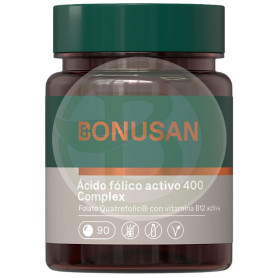 Acide folique actif Plus 400Mcg. 90 comprimés Bonusan