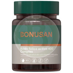 Acide folique actif Plus 400Mcg. 90 comprimés Bonusan