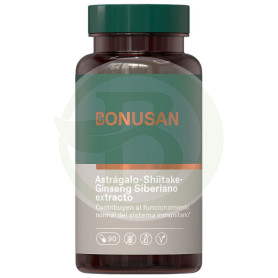 Astragale, Shiitake, Ginseng sibérien 90 capsules Bonusan