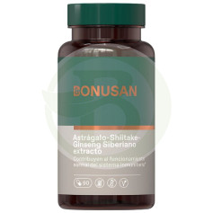 Astragale, Shiitake, Ginseng sibérien 90 capsules Bonusan