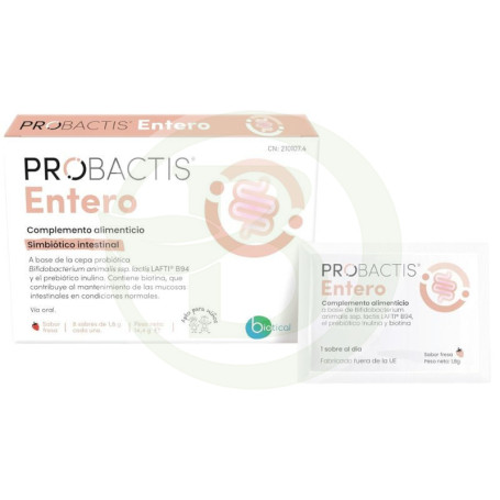 Probactis Enterokids 8 Enveloppes Santé Biotique