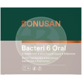 Bacteri 6 Oral 14 Enveloppes Bonusan