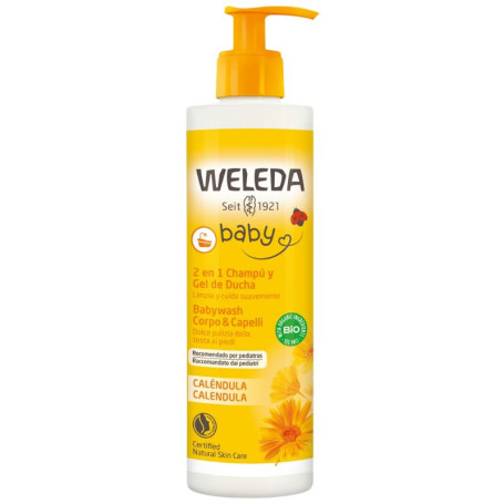 Weleda Shampoing et Gel au Calendula 400 ml