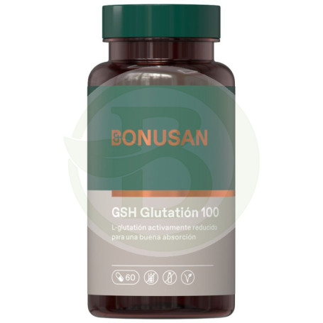 GSH GLUTATION 100Mg. 60 GÉLULES VÉGÉTALES BONUSAN