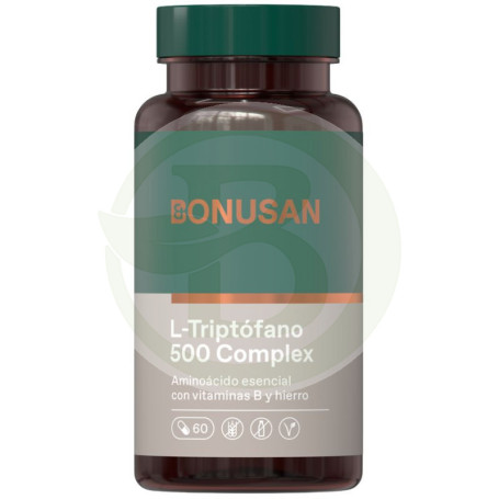 L-Tryptophane 500 Mg Plus 60 Capsules Bonusan