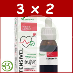 Pack 3x2 Composor 9 Tensivel 50 ml Soria Natural