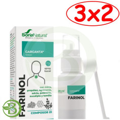 Pack 3x2 Composeur 1 Farinol 50Ml Soria Natural