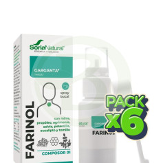 Pack 6x Composor 1 Farinol 50Ml Soria Natural