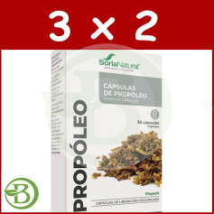 Pack 3x2 Propolis 30 Capsules Soria Natural