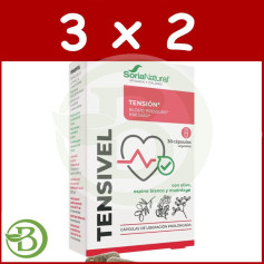 Pack 3x2 Tensivel 30 Gélules Soria Natural