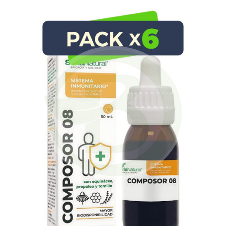 Pack 6x Composor 08 50Ml Soria Natural