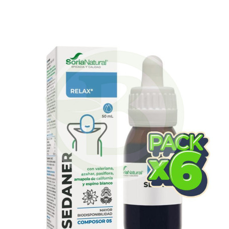 Pack 6x Composor 05 Sedaner 50Ml Soria Natural