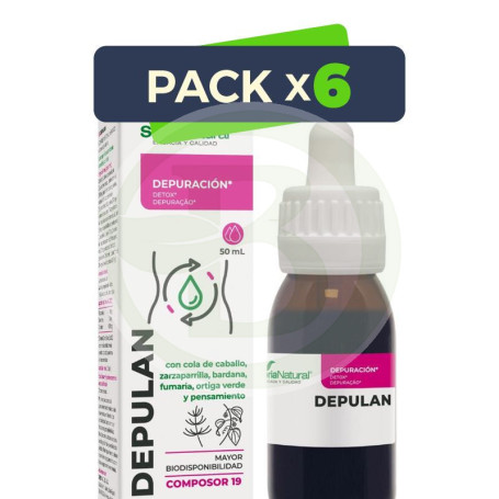 Pack 6x Composor 19 Depulan 50Ml Soria Natural