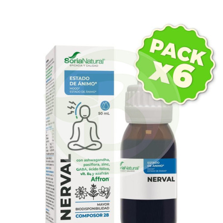 Pack 6x Composor 28 Nerval 50Ml Soria Natural