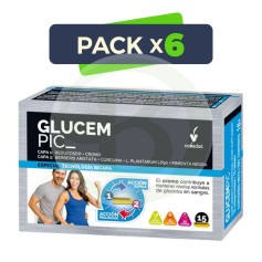 Pack de 6 comprimés Glucem Pic 15 comprimés Novadiet