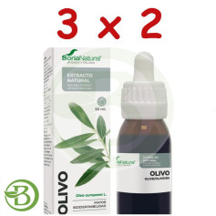 Pack 3x2 Extrait d'Olive 50ml Soria Natural