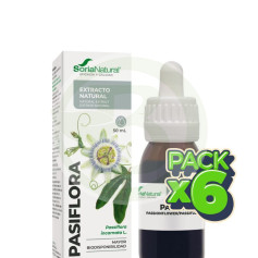 Pack de 6 extraits de passiflore 50 ml Soria Natural