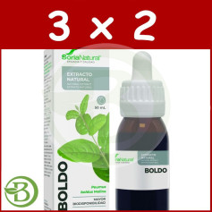 Pack 3x2 Extrait de Boldo 50 ml Soria Natural