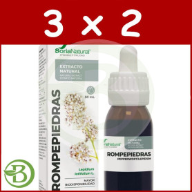 Pack 3x2 Extracto De Rompepiedras 50Ml Soria Natural