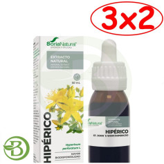 Pack 3x2 Extrait d&#39;Hypericum 50 ml Soria Natural