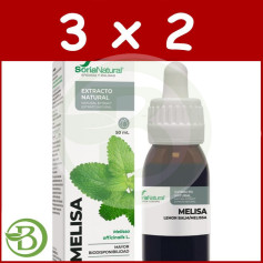 Pack 3x2 Extrait de Mélisse 50 ml Soria Natural