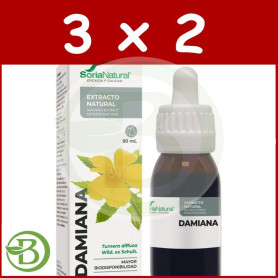 Pack 3x2 Extracto De Damiana 50Ml Soria Natural