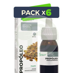 Pack de 6 extraits de propolis 50 ml de Soria Natural