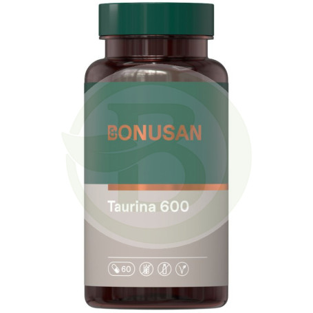 Taurine 600Mg. 60 capsules Bonusan