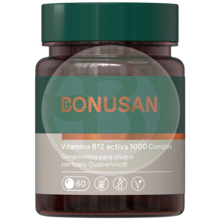 Vitamine B12 Active 1000Mcg 60 Comprimés Bonusan