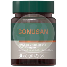 Vitamine B12 active 8000 mcg, 60 comprimés Bonusan
