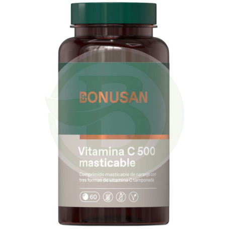 Vitamine C-500 60 comprimés à croquer Bonusan