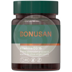 Vitamine D3 15Mcg / 600IU 90 capsules Bonusan