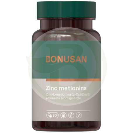 Zincméthionine 15Mg. 90 comprimés Bonusan Zincméthionine 15Mg. 90 comprimés Bonusan