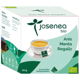 Anis-Menthe-Réglisse Bio 10 Pyramides en Sachets Equisalud