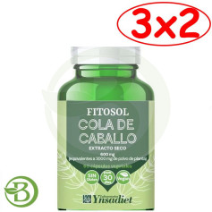 Pack 3x2 Fitosol Cola De Caballo 60 Cápsulas Ynsadiet