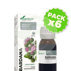 Pack 6x Extracto De Bardana 50Ml Soria Natural