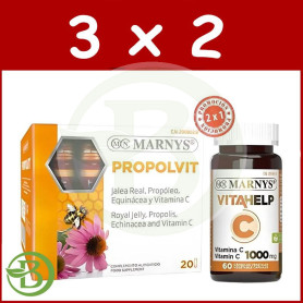 Pack 3x2 2X1 Propolvit y Vitahelp C Marnys