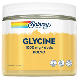 Poudre de glycine 1000 mg 400 g Solaray