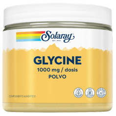 Poudre de glycine 1000 mg 400 g Solaray
