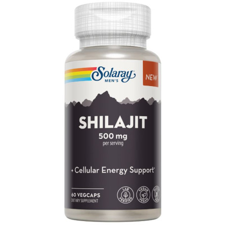 Super Shilajit 500Mg 60 Gélules Solaray Super Shilajit 500Mg 60 Gélules Solaray