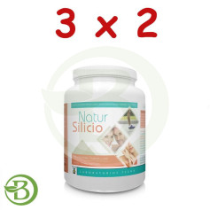 Pack 3x2 Silicium Natur 300Gr. Tégor