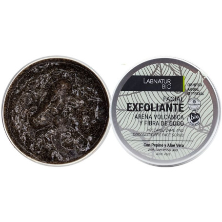 Gommage visage au sable volcanique et aux fibres de coco 100 ml Labnatur Bio