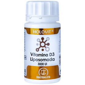 Holovit Liposomed Vitamine D3 3000 UI 50 gélules Equisalud