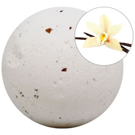 Bombe de bain moussante à la vanille avec pétales 140 g Sys