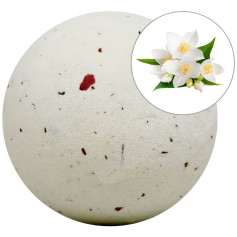 Bombe de bain moussante au jasmin avec pétales 140 g Sys