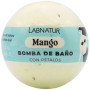 Bombe de bain moussante à la mangue et aux pétales 140 g Labnatur